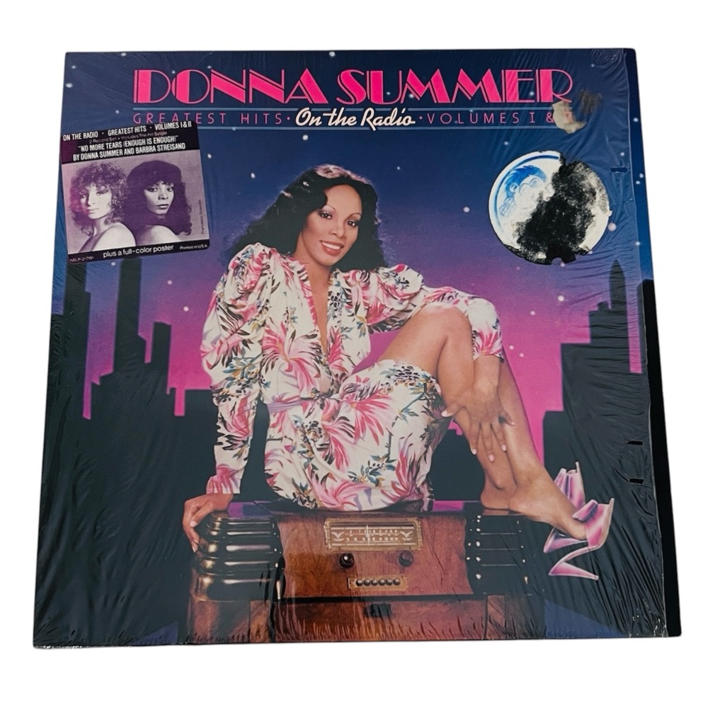 Vintage 1979 Donna Summer On the Radio Greatest Hits Double LP with Color Poster